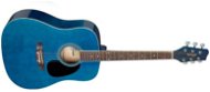 Akusztikus gitár Stagg SA20D 3/4 kék - Akustická kytara