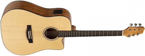 Stagg SA25 DCE SPRUCE Dreadnought - Acoustic-Electric Guitar - Main image