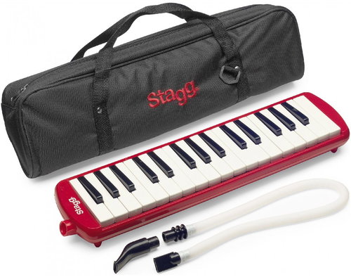 Stagg MELOSTA32 RD, Red - Melodica - Main image