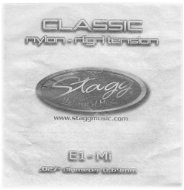 Stagg CLN-B2N - Struny