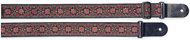 Stagg SWO-FLO RED red - Guitar Strap