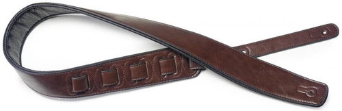Stagg SPFL 30 BRW brown - Guitar Strap - Main image