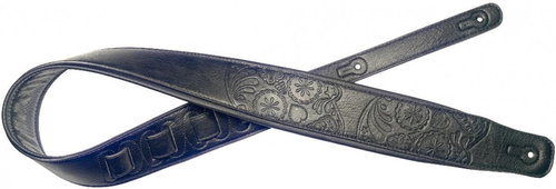 Stagg SPFL30 MEX BLK black - Guitar Strap - Main image