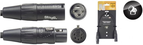Stagg NDX025R-3M5F - AUX Cable - Main image
