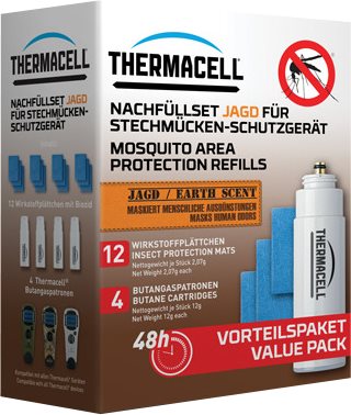 Thermacell E-4 - refill for mosquito repellents for hunting (12xplug, 4xbomb) - Replacement Refill - Main image