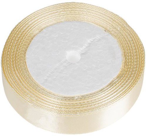BELLATEX Satin ribbon 20 mm/22,5 m, 008 cream - Ribbon - Main image