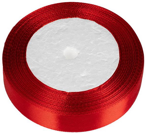 BELLATEX Satin ribbon 20 mm/22,5 m, 014 red - Ribbon - Main image