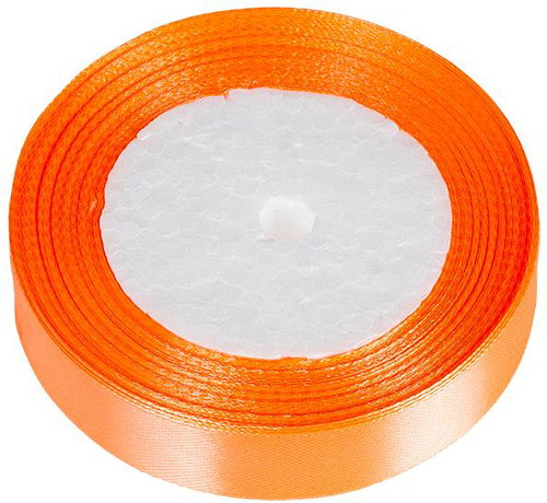 BELLATEX Satin ribbon 20 mm/22,5 m, 202 orange - Ribbon - Main image