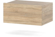 Stiv Sonoma Oak Wall-Mounted Bedside Table 45 cm - Night Stand