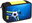 School pencil case three-tier Football