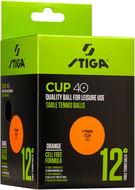 Stiga Cup ABS oranžové, 12 ks - Míčky na stolní tenis