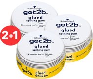 SCHWARZKOPF GOT2B Glued Spiking Gum 3 x 75 ml - Styling Gum