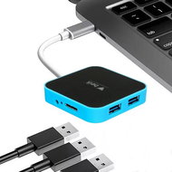 Beik HYD-9003B four port USB 3.0 hub - blue - USB Hub