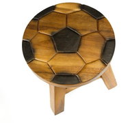 Wooden Children's Chair - FOOTBALL BALL - Stool
