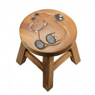 Wooden Children's Chair - HIPPOPOTAMUS - Stool