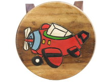 Wooden Children's Stool  - AIRCRAFT - Stool