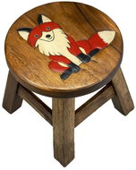 Wooden Children's Stool - FOX - Stool