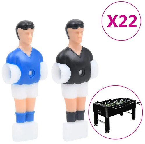 Table football player figures for 12,7mm stick 22 pcs - Figure - Main image