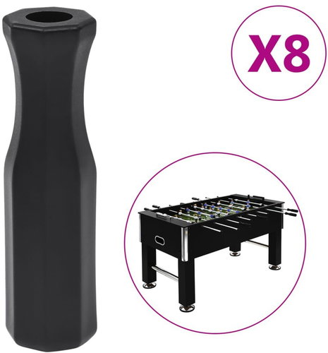 Handles for table football poles 8 pcs - Hold - Main image