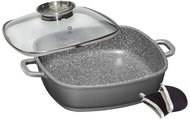 Stoneline Baking Pan with a Marble Surface Square with a Lid 28cm - Roasting Pan
