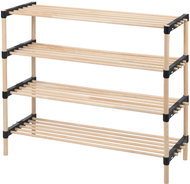 Storagesolutions Dřevěný botník 76 × 28 × 52,5 cm, borovice - Shoe Rack