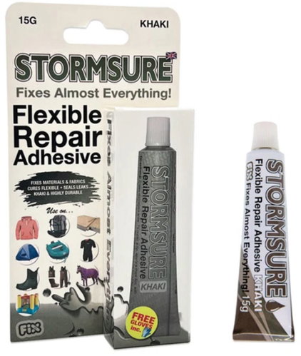 STORMSURE Flexible Repair Adhesive 15g, khaki - Mounting Adhesive - Main image