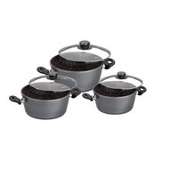 Stoneline Set of Dishes with Marble Surface 6 pcs - Kitchenware Set