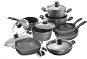 Stoneline Set of Dishes with Marble Surface 14 pcs - Cookware Set
