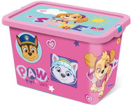 Store Paw patrol 7 l with lid pink, plastic - Storage Box