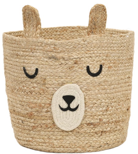 Kids Collection Toy storage box JOY, bear with ears, diameter 28 cm - Box - Main image