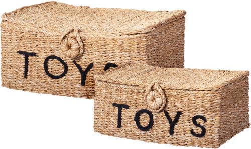 Kids Collection Closable storage boxes for toys TOYS, 2 baskets - Box - Main image