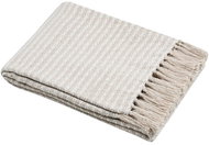 STOF Cotton blanket with fringe, Balma with fringe, 125 × 150 cm - Blanket