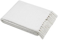 STOF Cotton blanket with fringe, Balma, 125 × 150 cm - Blanket