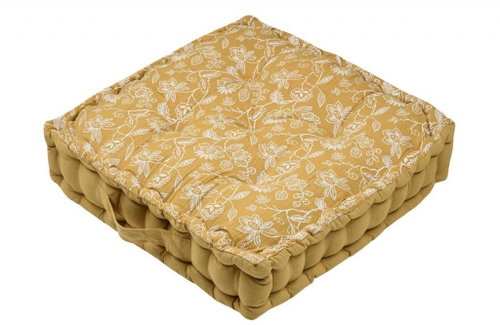 STOF SUNDA mustard/mustard 45 × 45 cm - Pillow Seat - Main image