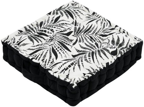 STOF ZIANA black/white 45 × 45 cm - Pillow Seat - Main image
