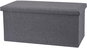 Bench Storagesolutions Bench with storage, 76 × 40 × 38 cm, dark grey - Lavice