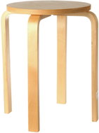 4Living Kuchyňská stolička, průměr 39 cm, hnědá - Stolička