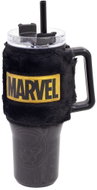 STOR Marvel travel mug with plush sleeve 770ml - Children's Thermos