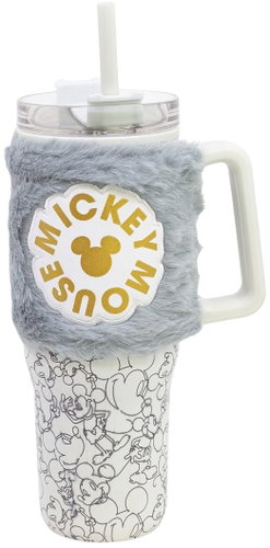 STOR Mickey Mouse thermal mug with plush sleeve 770ml - Children's Thermos - Main image