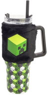 STOR Minecraft thermal mug with plush sleeve 770ml - Children's Thermos