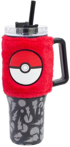 STOR Pokémon thermal mug with plush sleeve 770ml - Children's Thermos - Main image