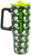 STOR Minecraft Iconicmono thermal mug with straw and handle 920ml - Children's Thermos