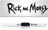 Strapido vzorovaný pro Mi band 3/4, Rick and Morty - Logo bílý - Watch Strap