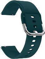 Strapido jednofarebný s prackou na Quick release 20 mm, Tmavo zelený - Remienok na hodinky