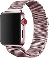 Strapido milánsky ťah na Apple Watch 42/44/45 mm, Ružový - Remienok na hodinky
