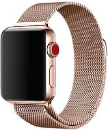 Strapido milánsky ťah na Apple Watch 42/44/45 mm, Ružovo zlatý - Remienok na hodinky
