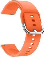 Strapido jednobarevný s přezkou pro Quick release 22 mm, Oranžový - Watch Strap
