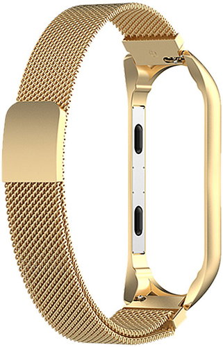 Strapido milánský tah magnetický pro Mi Band 3/4, Žlutý - Watch Strap - Main image