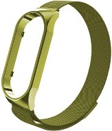 Strapido milánský tah magnetický pro Mi Band 7, Zelený - Watch Strap