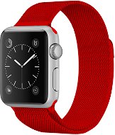Strapido milánský tah pro Apple Watch 42/44/45 mm, Červený - Watch Strap